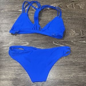 Blue swimsuit In excellent condition! Tags have been removed size S